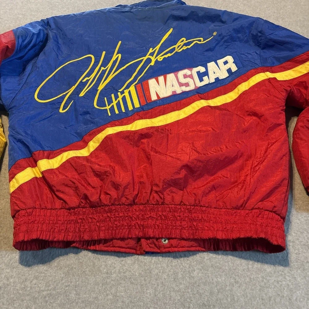 Vintage Jeff Gordon Jacket Mens M NASCAR Racing‎ Chase Authentics 90s 100% Nylon